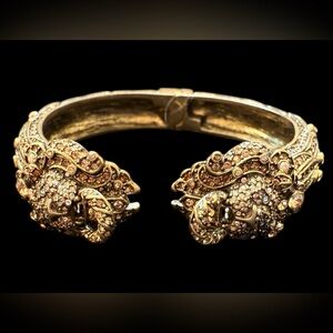 Heidi Daus Lovely Lion Head Bracelet